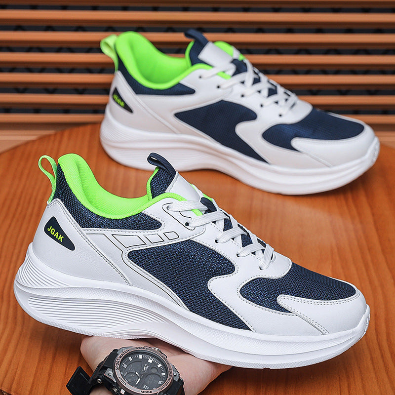 2026 New Men's Shoes, Popular Casual Trendy Shoes, Premium Materials, Soft Mesh Surface, Large Size Cross-Border Running Shoes