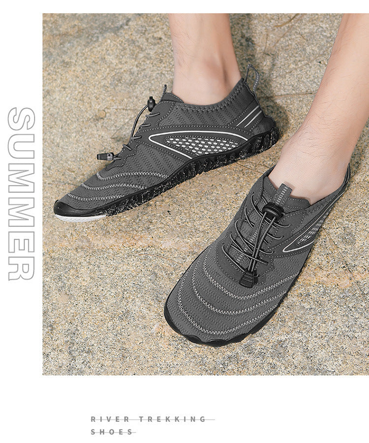New cross-border breathable non-slip men's and women's sports fitness comfortable running shoes outdoor beach wading shoes non-slip