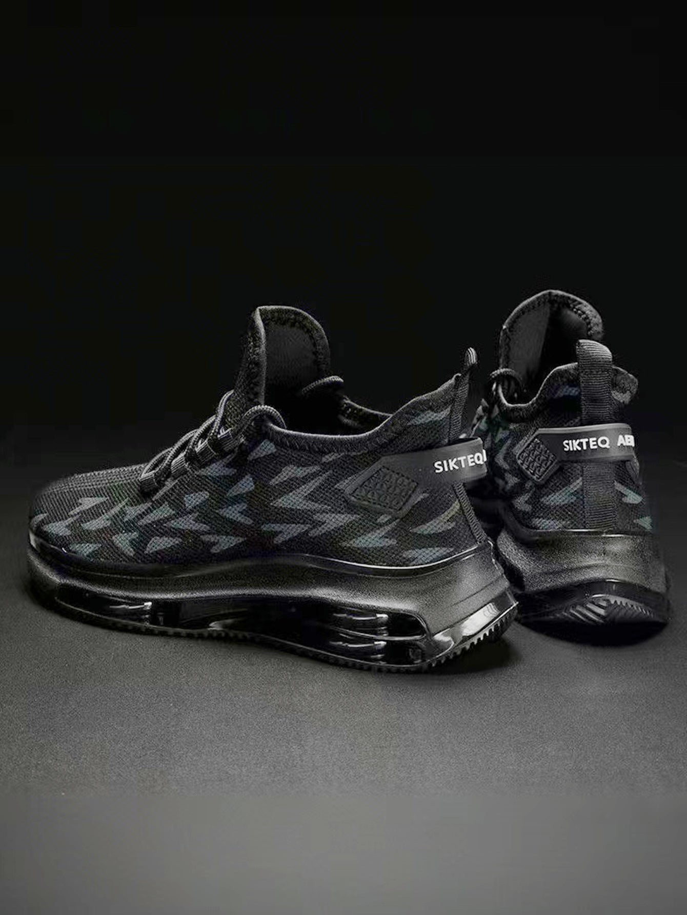 Cross-Border Summer New Lace-Up Mesh Lightweight Breathable Running Shoes Air Cushion Hiking Shoes Casual Sports Trendy Shoes Versatile