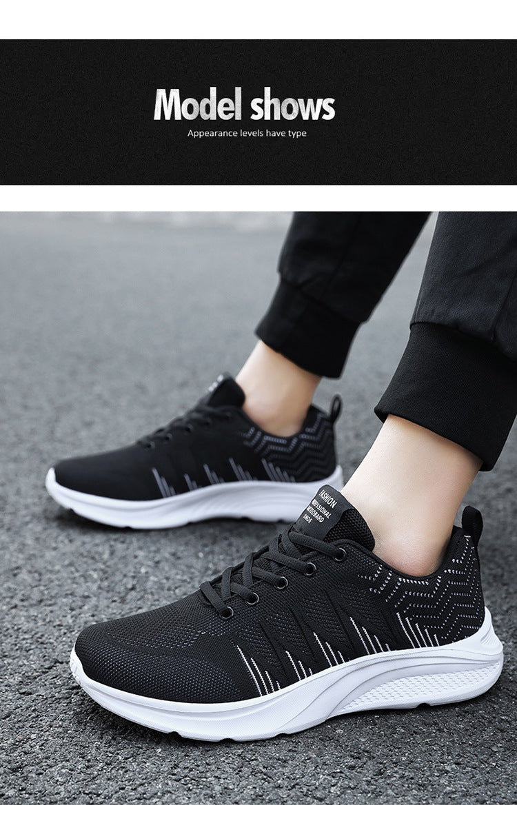 Men's Running Shoes 2025 New Cross-Border Outdoor Breathable Mesh Casual Shoes Men's Fashionable Trendy Sports Shoes