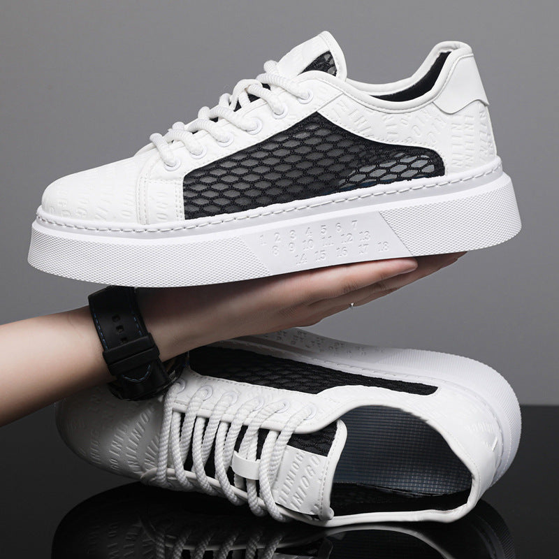 Men's Shoes 2026 Sneakers Versatile Sports Casual Shoes Youth Trendy Brand Running White Shoes Comfortable Breathable Low-Top