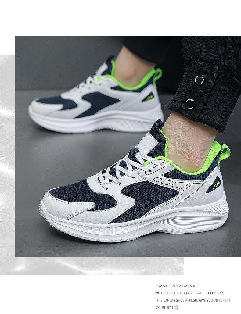 2026 New Men's Shoes, Popular Casual Trendy Shoes, Premium Materials, Soft Mesh Surface, Large Size Cross-Border Running Shoes