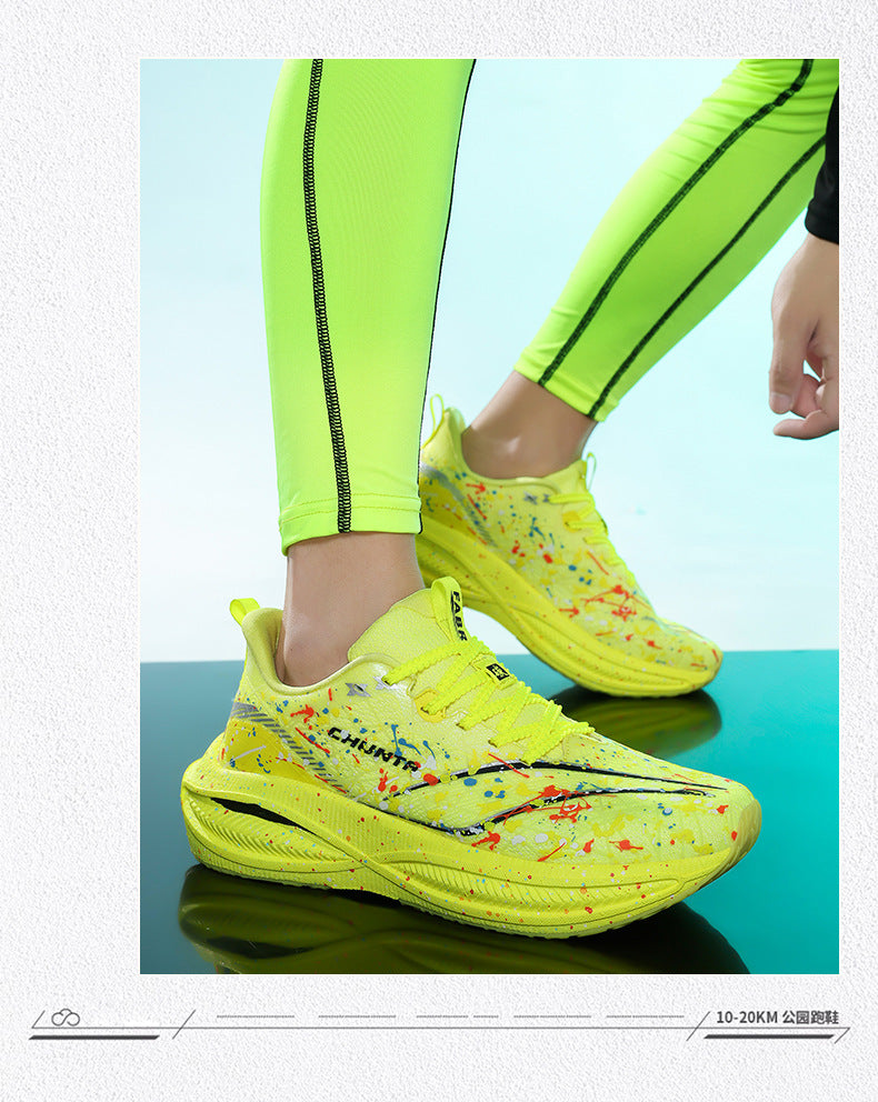 2025 Autumn New Four-Season Couple Professional Marathon Running Shoes Trendy Fashion Versatile Daily Sports Shoes for Men and Women