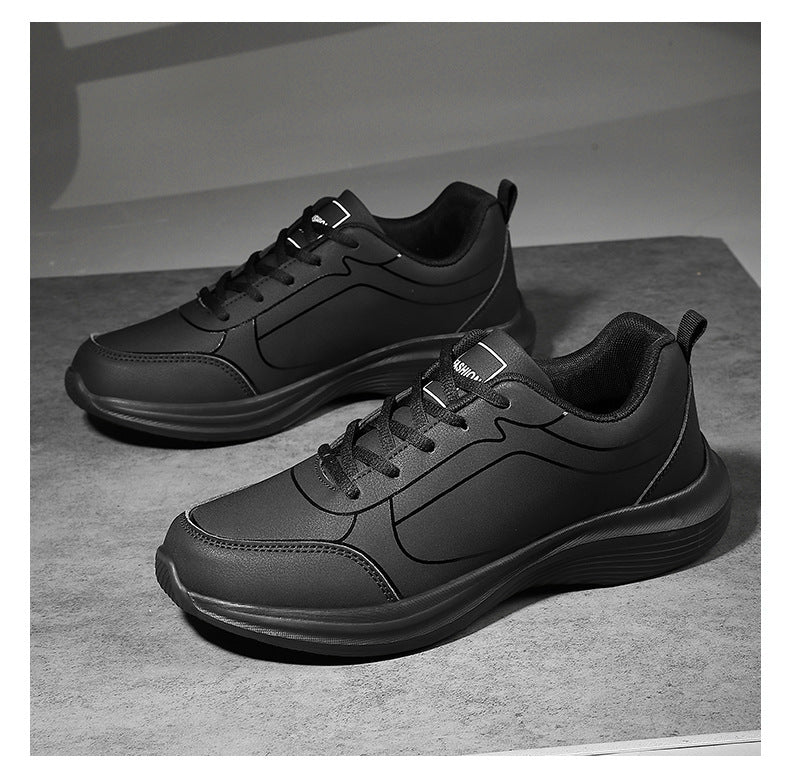 2023 Spring and Autumn New Men's Shoes Vintage Running Shoes Low-top Leather Forrest Gump Shoes Fashion Casual Youth Sports Men's Shoes