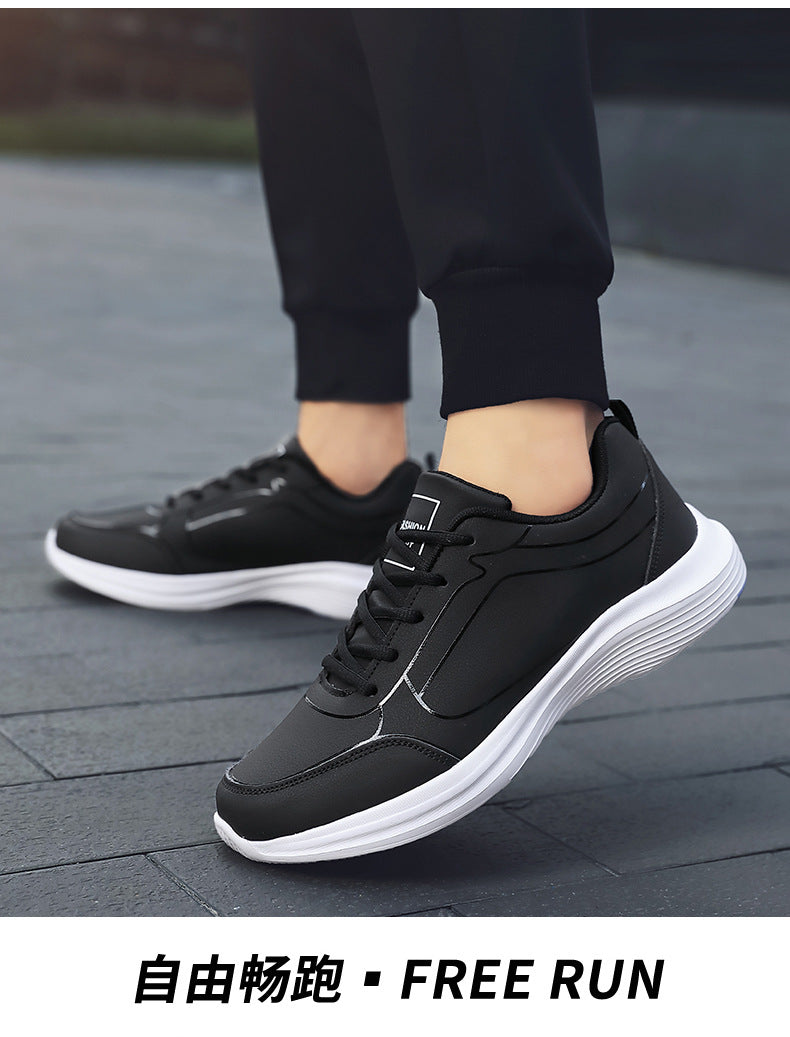 2023 Spring and Autumn New Men's Shoes Vintage Running Shoes Low-top Leather Forrest Gump Shoes Fashion Casual Youth Sports Men's Shoes
