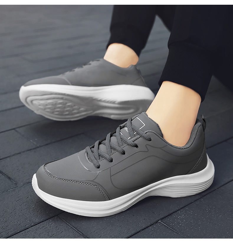 2023 Spring and Autumn New Men's Shoes Vintage Running Shoes Low-top Leather Forrest Gump Shoes Fashion Casual Youth Sports Men's Shoes