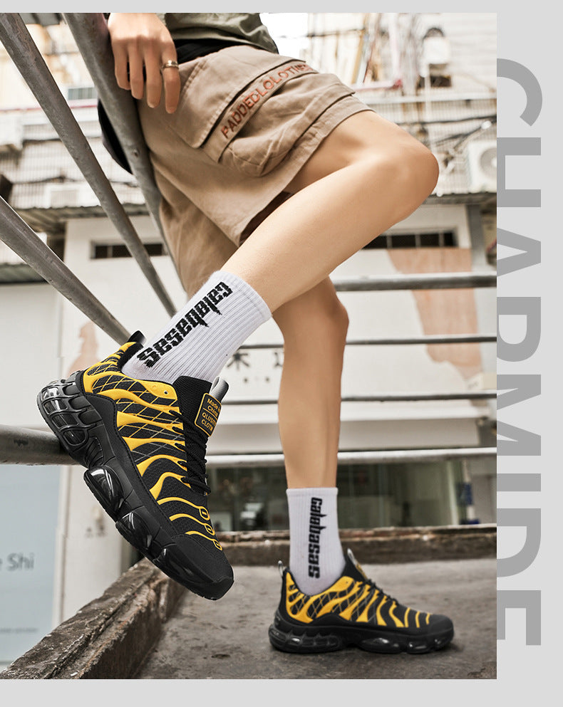 Running Shoes Men's Low-Cut Shock-Absorbing Wear-Resistant Breathable Casual Sports Shoes Outdoor Jogging Shoes Spring and Summer New Men's Shoes