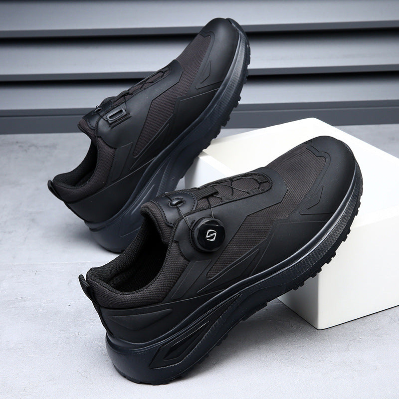 European Station 2024 Spring Fashion Sports Casual Shoes Breathable Soft Bottom Outdoor Running Rotary Button Walking Shoes