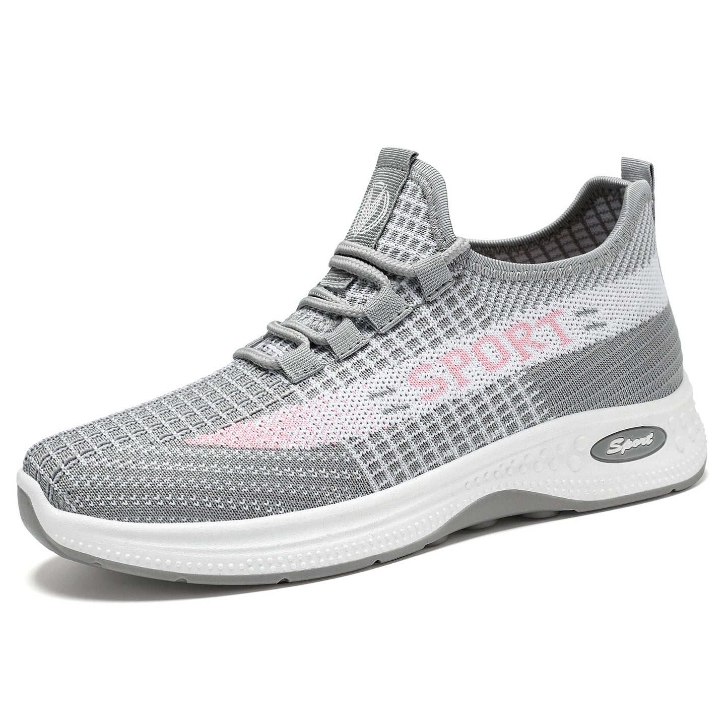 Sports Shoes for Women, Summer New Breathable Mesh Shoes, Fly-Knit Soft-Soled Running Shoes, Comfortable and Not Tiring for Feet, Casual Women's Shoes