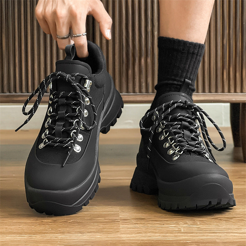 2026 New Spring Hiking Shoes for Men, Height-Increasing Versatile Breathable Sneakers, Couple's Non-Slip Outdoor Hiking Sports Shoes