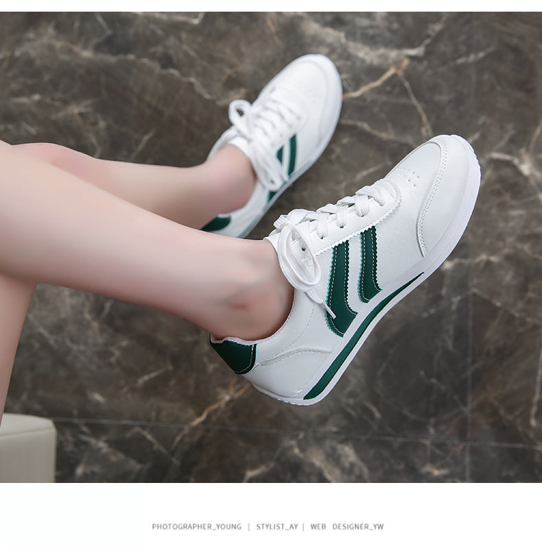 2025 Spring and Autumn New Forrest Gump Shoes Breathable Sports Casual Shoes Running Shoes Soft Sole Lightweight White Shoes Cross-Border Large Size
