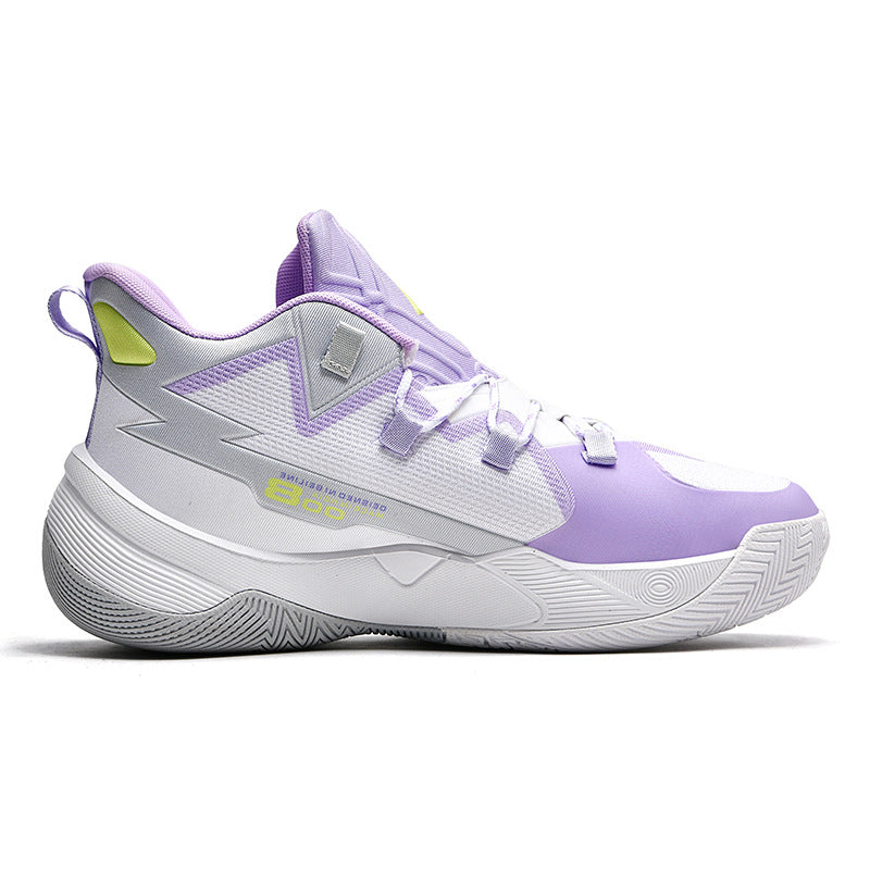 Basketball Shoes Men's and Women's Non-slip Wear-resistant Practical Training Shoes Mesh Breathable Running Sneakers for Teenagers and Students
