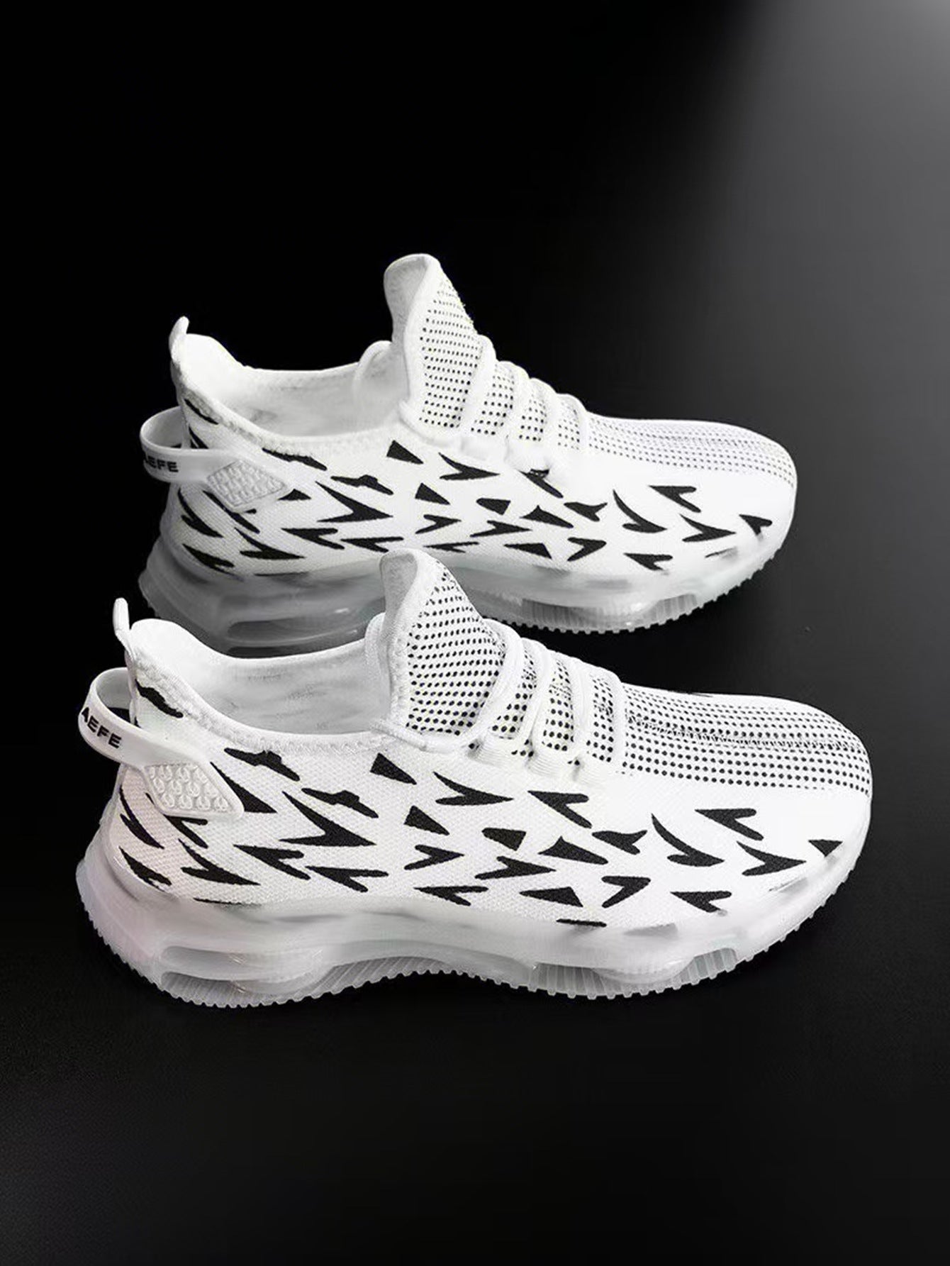 Cross-Border Summer New Lace-Up Mesh Lightweight Breathable Running Shoes Air Cushion Hiking Shoes Casual Sports Trendy Shoes Versatile
