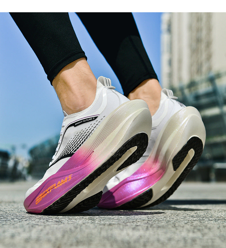 Professional Marathon Sports Training Racing Competition Cushioning Breathable Men's Sports Shoes Carbon Plate Comfortable Women's Running Shoes Autumn