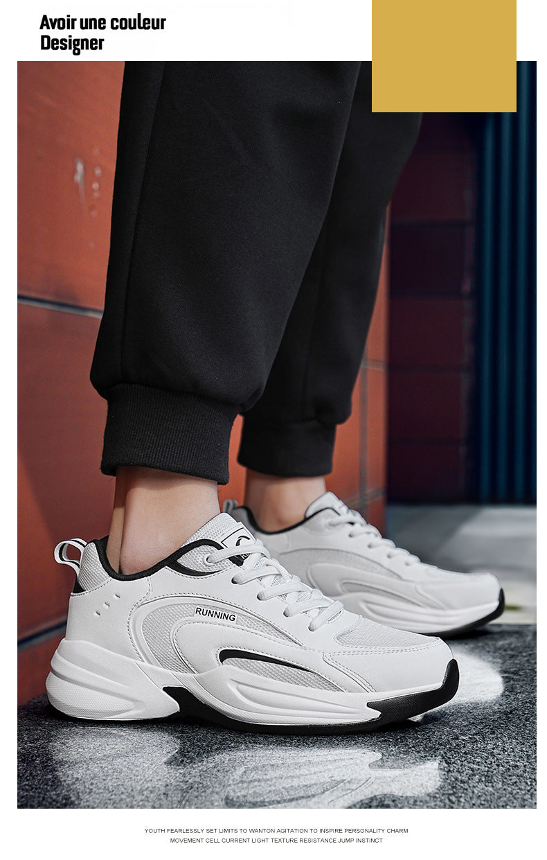 Extra Large Size Running Shoes Men's Sports Casual Shoes Autumn and Winter New Youth Lightweight Breathable Student Outdoor Trendy Shoes