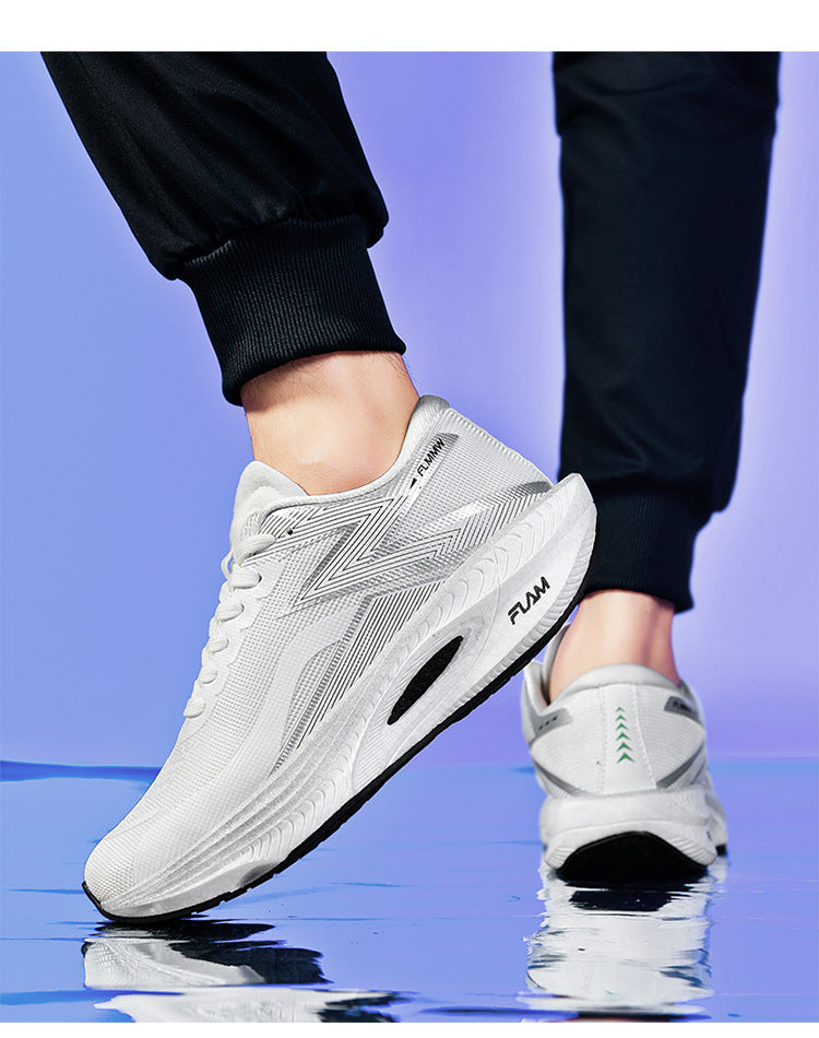 Casual Couple Fashion Cushioning Running Shoes Sports Trendy Shoes Women's Comfortable Versatile Daily Jogging Shoes Men's Breathable All Seasons