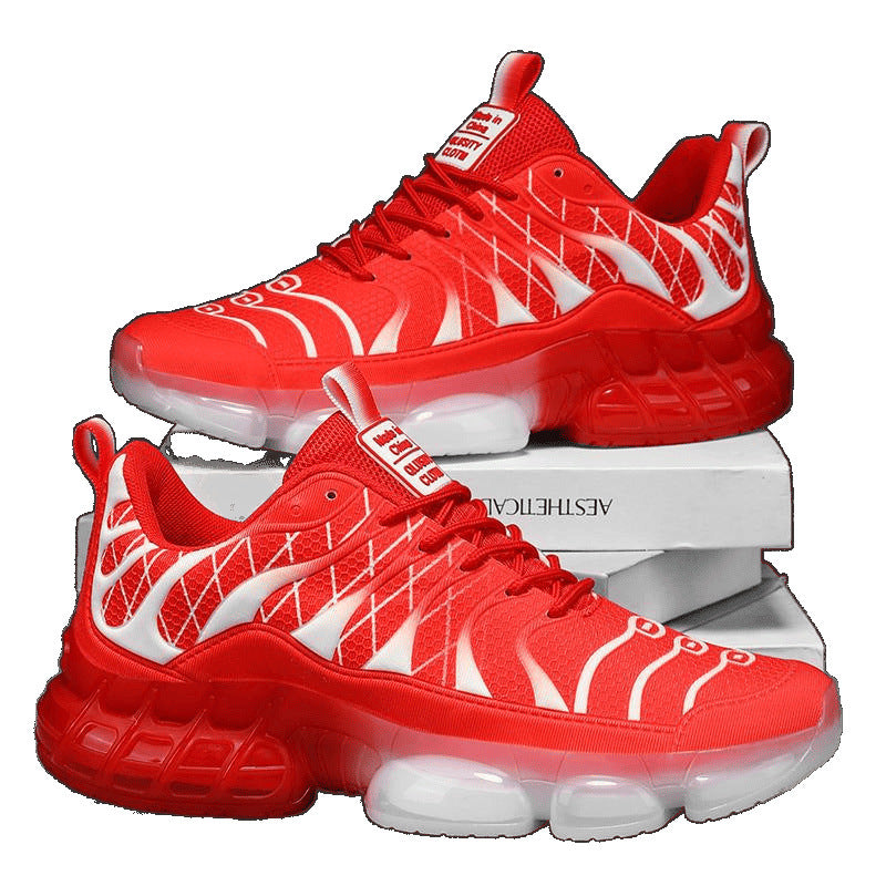 Running Shoes Men's Low-Cut Shock-Absorbing Wear-Resistant Breathable Casual Sports Shoes Outdoor Jogging Shoes Spring and Summer New Men's Shoes