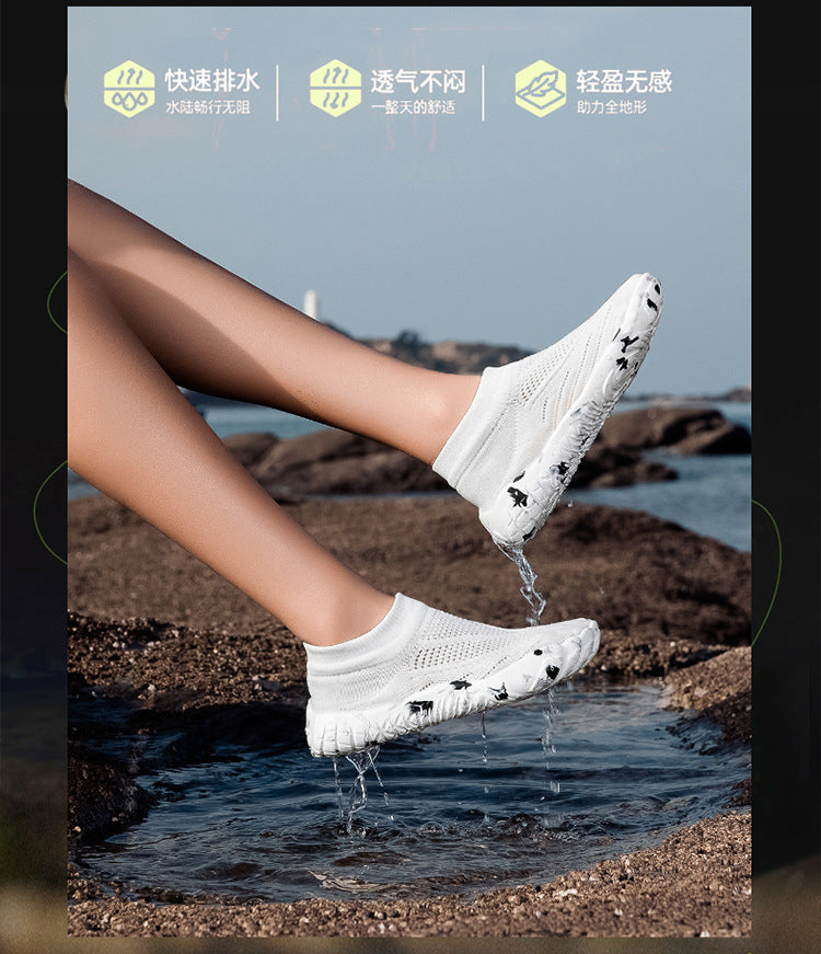 Indoor Fitness Shoes for Men and Women, Skipping Rope Shoes, Shock-Absorbing Soft-Soled Treadmill Shoes, Aerobics Squat Shoes, Non-Slip Comprehensive Training Shoes