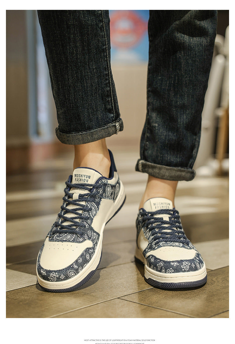 Men's New Winter Style Student Light Luxury Fashionable High-Value Running Shoes, Non-Slip and Wear-Resistant Men's Trendy Casual Sneakers