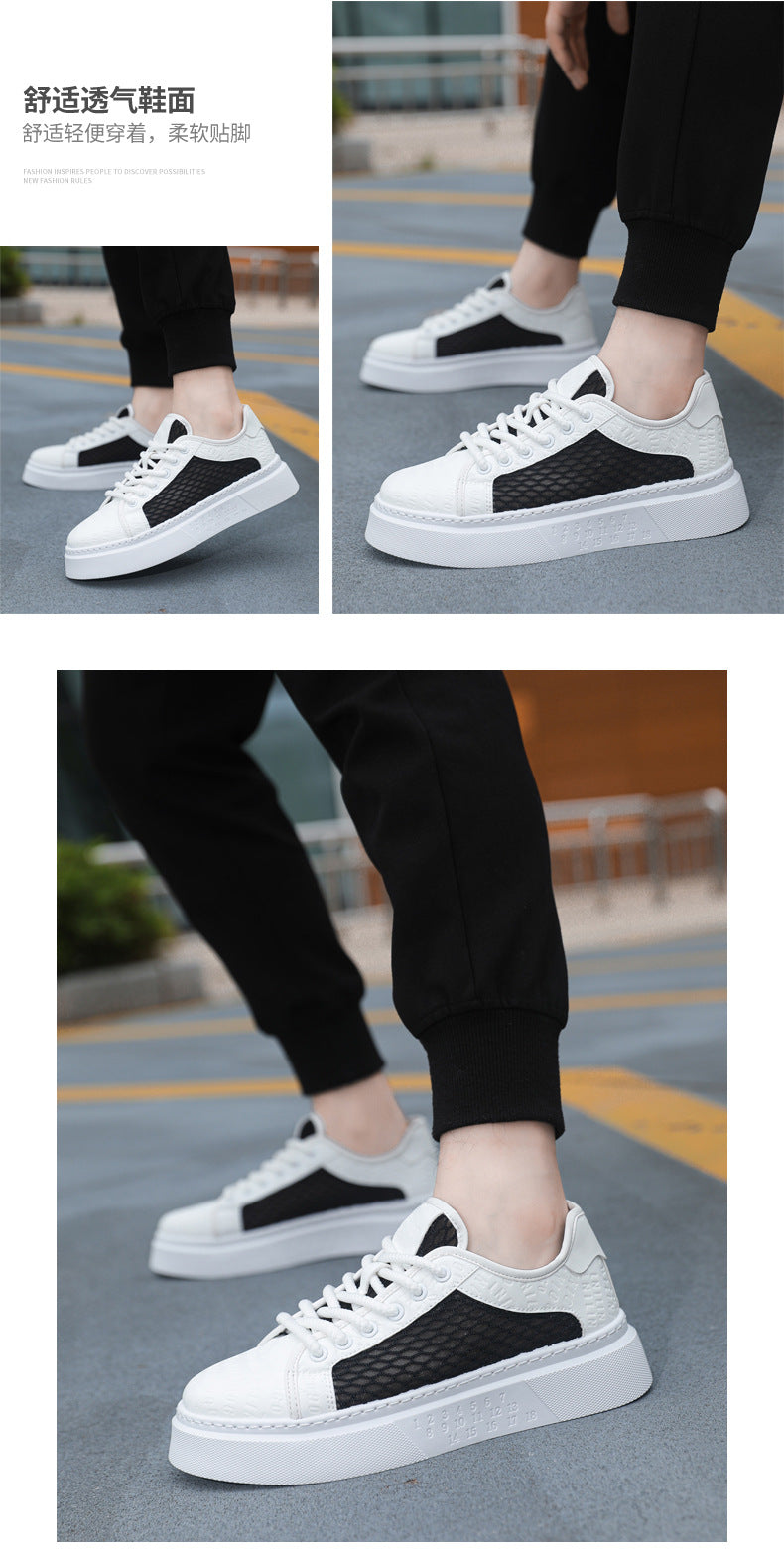 Men's Shoes 2026 Sneakers Versatile Sports Casual Shoes Youth Trendy Brand Running White Shoes Comfortable Breathable Low-Top