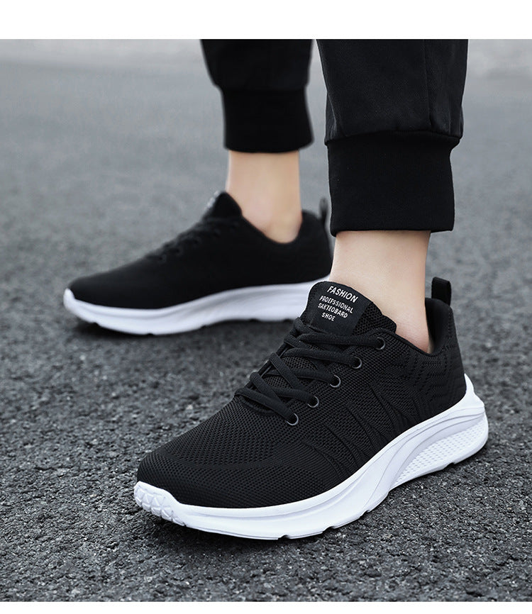 Men's Running Shoes 2025 New Cross-Border Outdoor Breathable Mesh Casual Shoes Men's Fashionable Trendy Sports Shoes