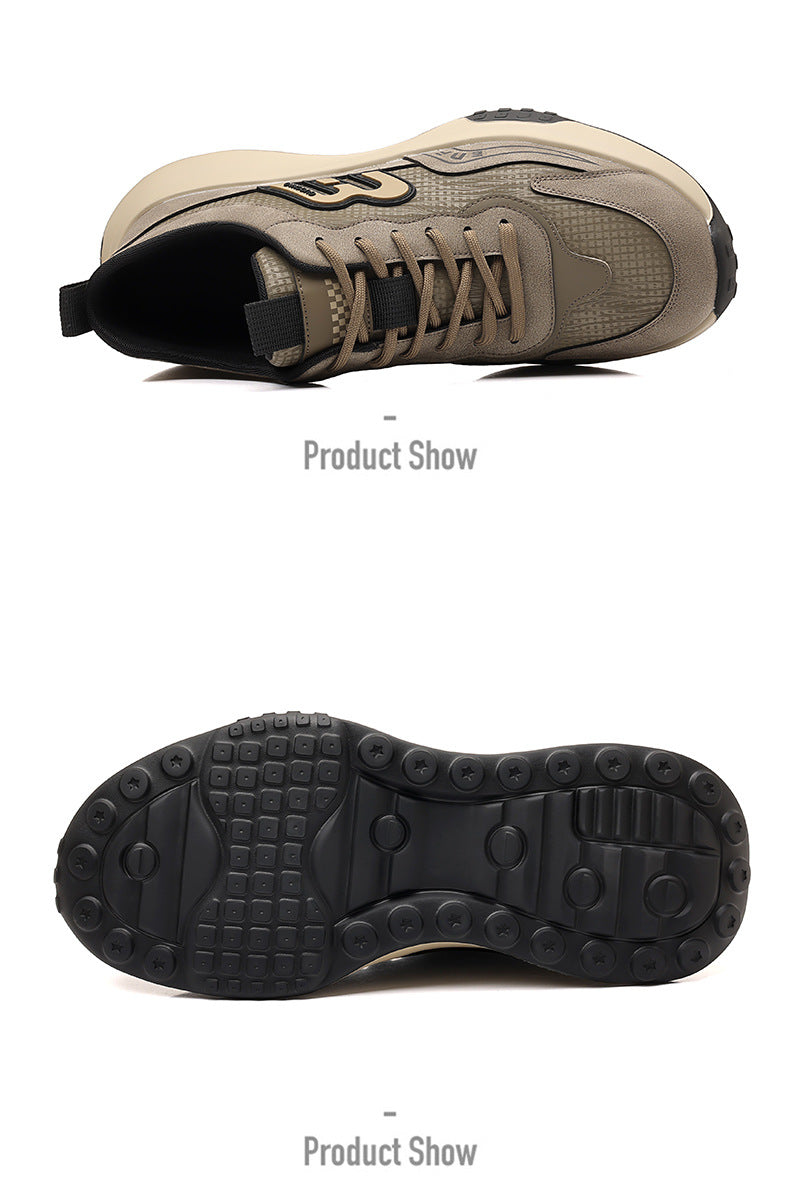 Men's Sneakers 2026 Summer New Style Men's Running Shoes Versatile Breathable Dad-Style Trendy Non-Slip Casual Shoes Wholesale