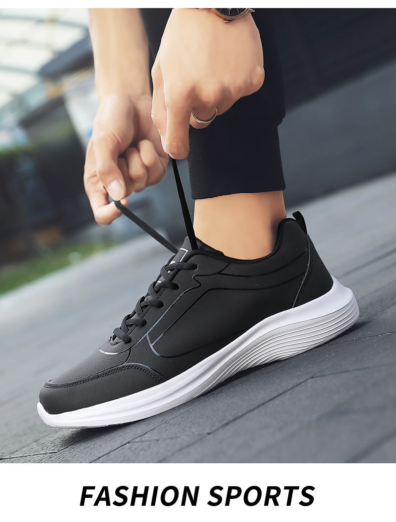 2023 Spring and Autumn New Men's Shoes Vintage Running Shoes Low-top Leather Forrest Gump Shoes Fashion Casual Youth Sports Men's Shoes