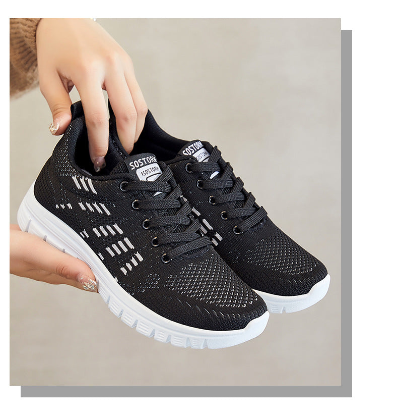 Women's Shoes 2026 Summer New Running Shoes Popular Wholesale Foreign Trade Women's Shoes Soft Sole Comfortable Cross-Border Sports Shoes for Women