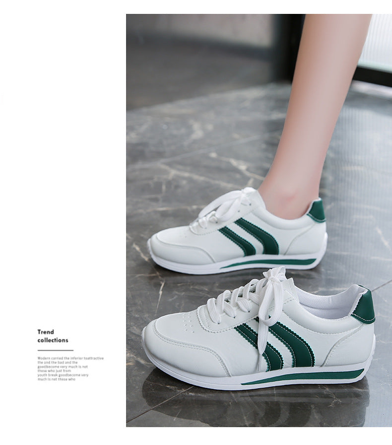 2025 Spring and Autumn New Forrest Gump Shoes Breathable Sports Casual Shoes Running Shoes Soft Sole Lightweight White Shoes Cross-Border Large Size