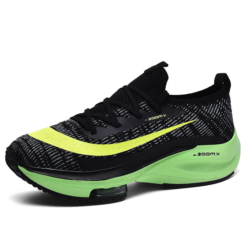 New Running Trendy Shoes Men's Air Cushion Shock Absorption 2025 Spring Lightweight Student Sports 46 Large Size Men's Shoes Casual and Breathable
