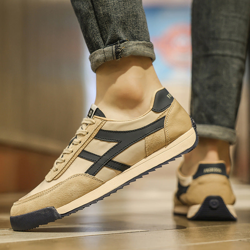 2024 Winter Men's Korean Style Fashion Casual Running Shoes Versatile Breathable Sneakers Sports Men's Shoes Comfortable and Casual