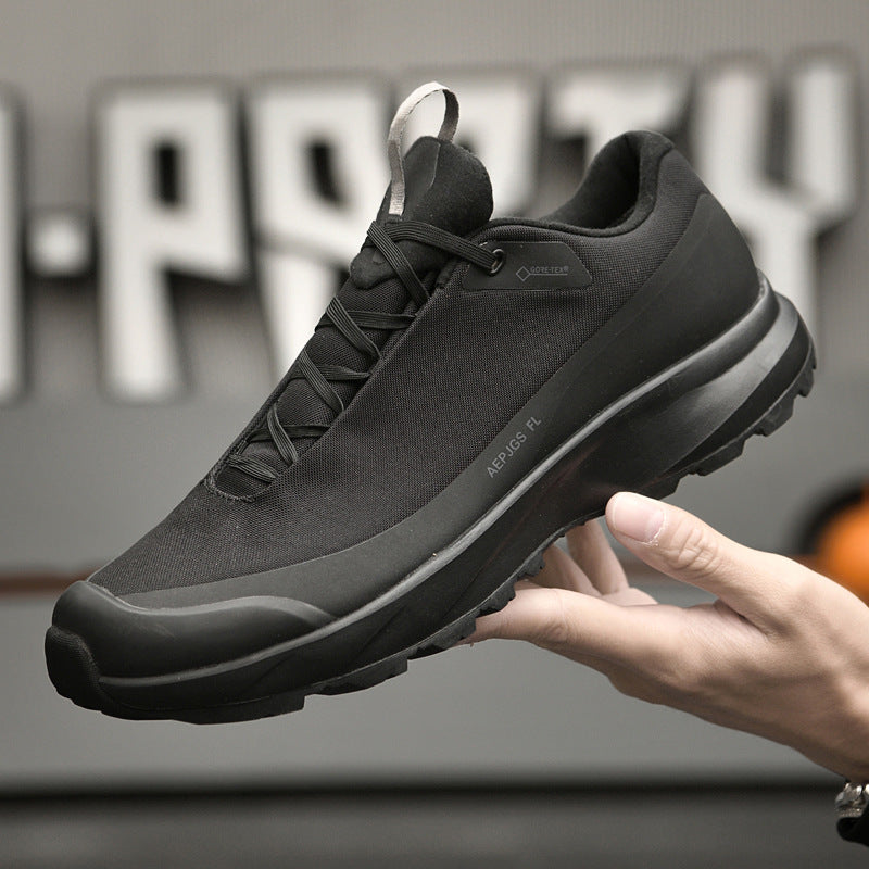Live broadcast with men's shoes all-terrain running shoes outdoor socks waterproof cross-country hiking sneaker all-match casual shoes