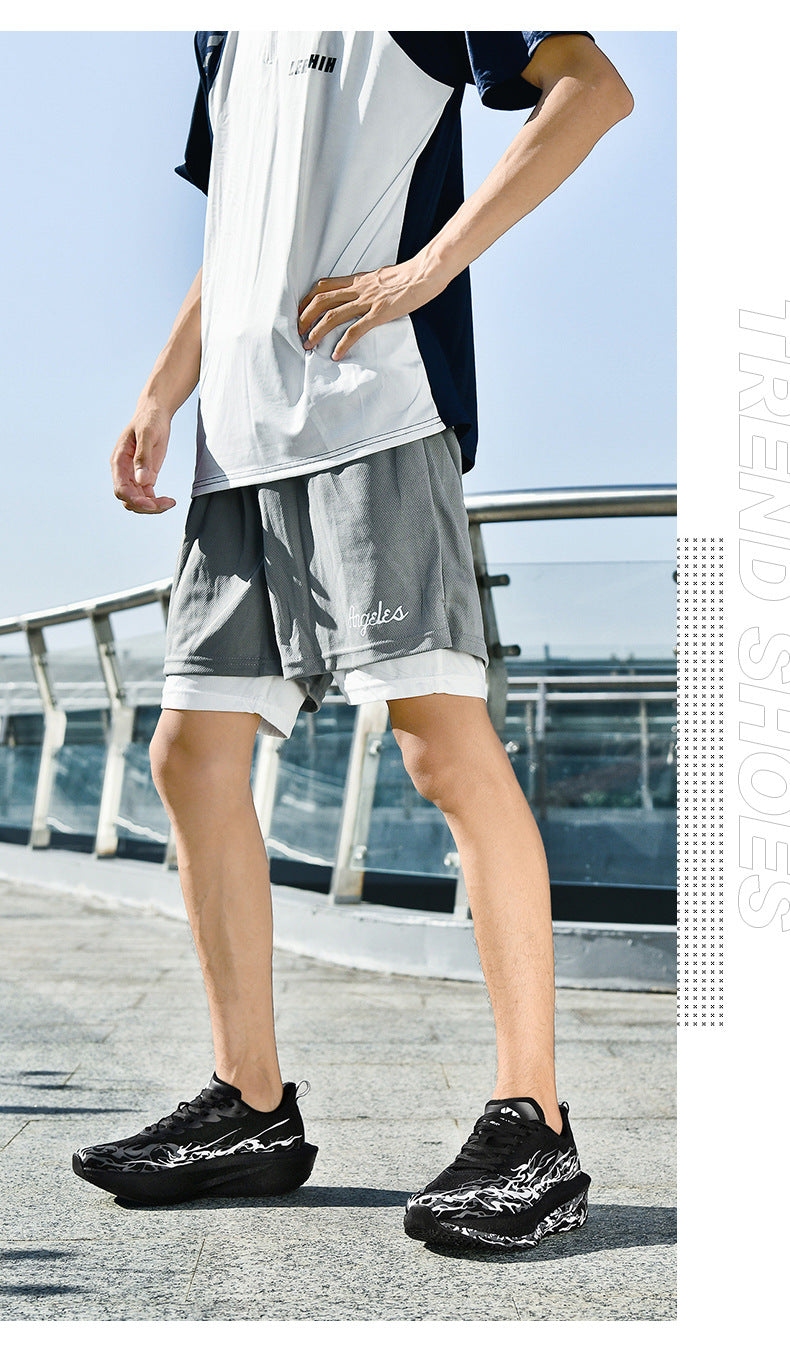 Fashionable Cushioning Running Shoes, Sports Trendy Shoes, Casual, Comfortable and Versatile Cross-Border Factory Direct Sales, Wear-Resistant Professional Couple Shoes