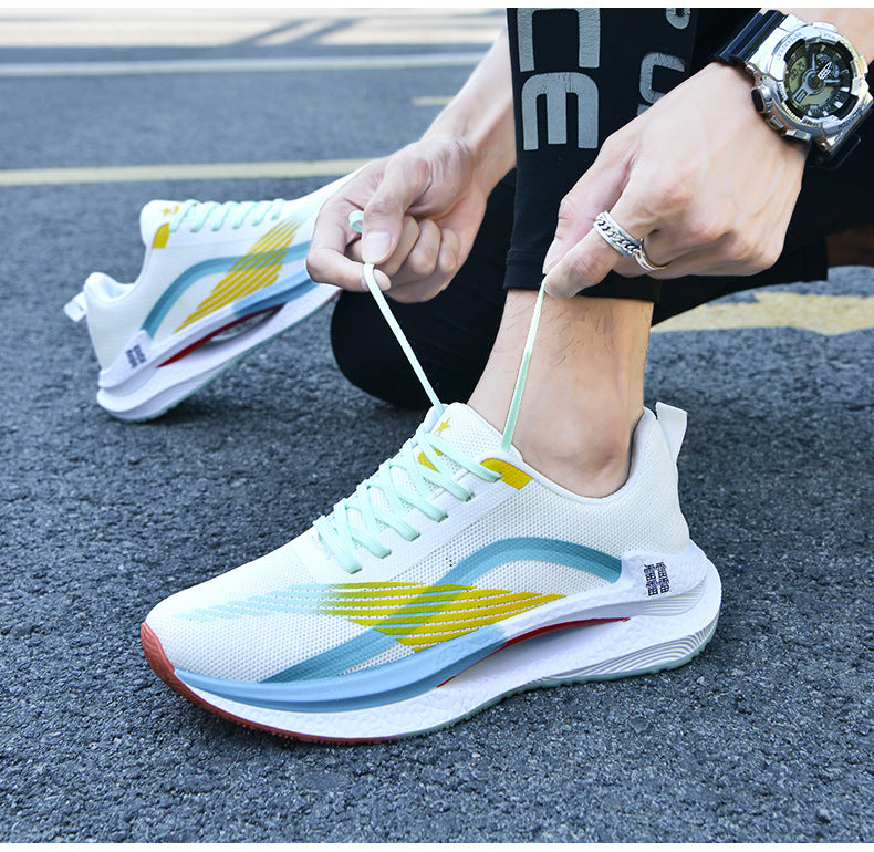 Couple Style Spring and Autum New Sports Shoes Men's Casual Shoes 2025 Lightweight Comfortable Breathable Running Shoes Men's Mesh