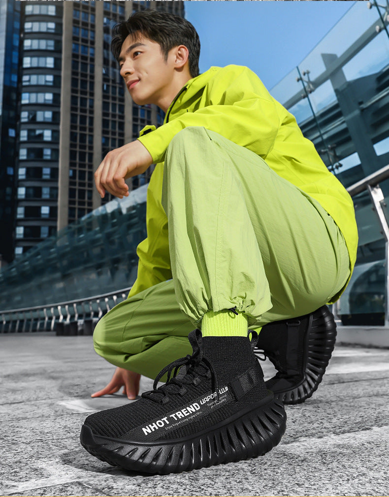 Men's Shoes, Four-Season Sports Shoes, Men's Breathable New Ultra-Light Soft-Soled Mesh Student Shock-Absorbing Casual Sneakers, Running Shoes for Men