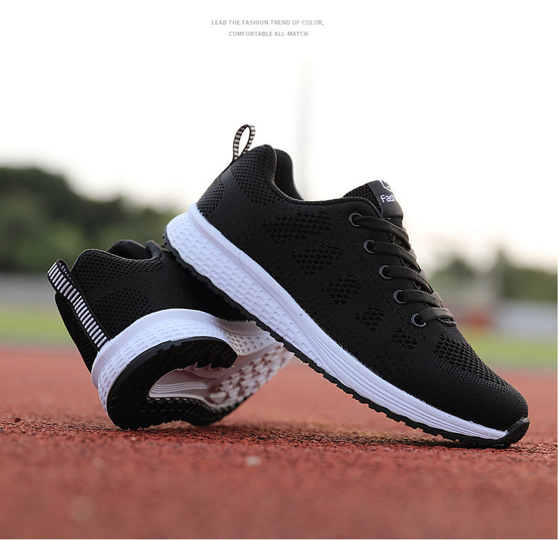 2024 Autumn New Sports Shoes Women's Outdoor Breathable Mesh Shoes Fashion Casual Shoes Women's Shoes Low-Top Women's Single Shoes