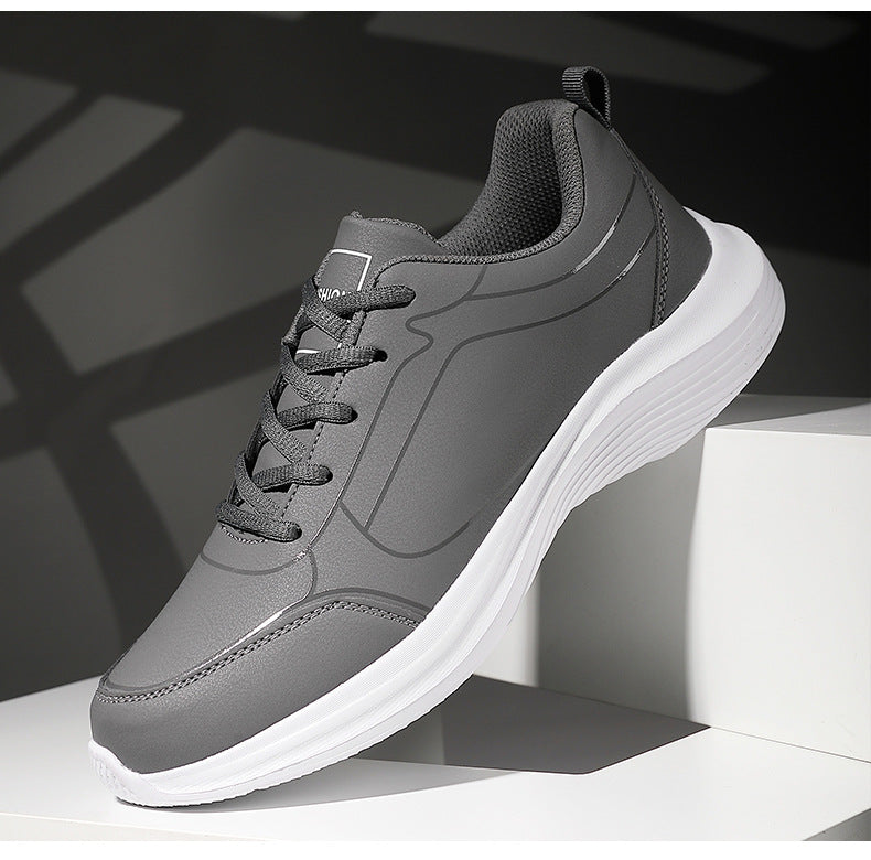 2023 Spring and Autumn New Men's Shoes Vintage Running Shoes Low-top Leather Forrest Gump Shoes Fashion Casual Youth Sports Men's Shoes