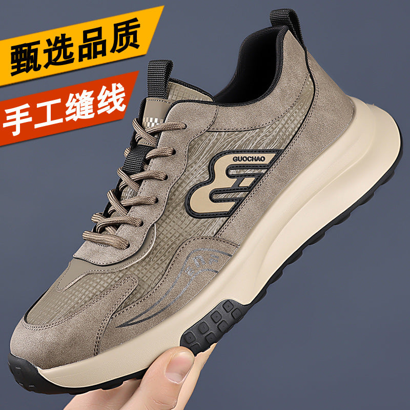 Men's Sneakers 2026 Summer New Style Men's Running Shoes Versatile Breathable Dad-Style Trendy Non-Slip Casual Shoes Wholesale