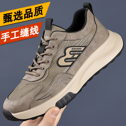 Men's Sneakers 2026 Summer New Style Men's Running Shoes Versatile Breathable Dad-Style Trendy Non-Slip Casual Shoes Wholesale