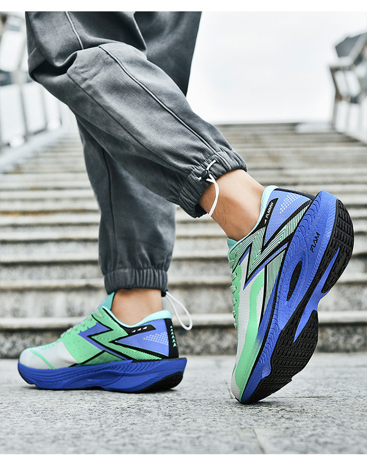 Casual Couple Fashion Cushioning Running Shoes Sports Trendy Shoes Women's Comfortable Versatile Daily Jogging Shoes Men's Breathable All Seasons