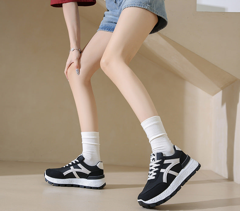 Forrest Gump sneaker Women's 2025 New Summer Breathable Thin Torre Shoes Sports Running Soft Bottom White Shoes