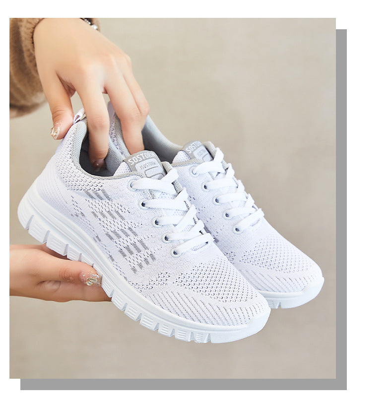 Women's Shoes 2026 Summer New Running Shoes Popular Wholesale Foreign Trade Women's Shoes Soft Sole Comfortable Cross-Border Sports Shoes for Women