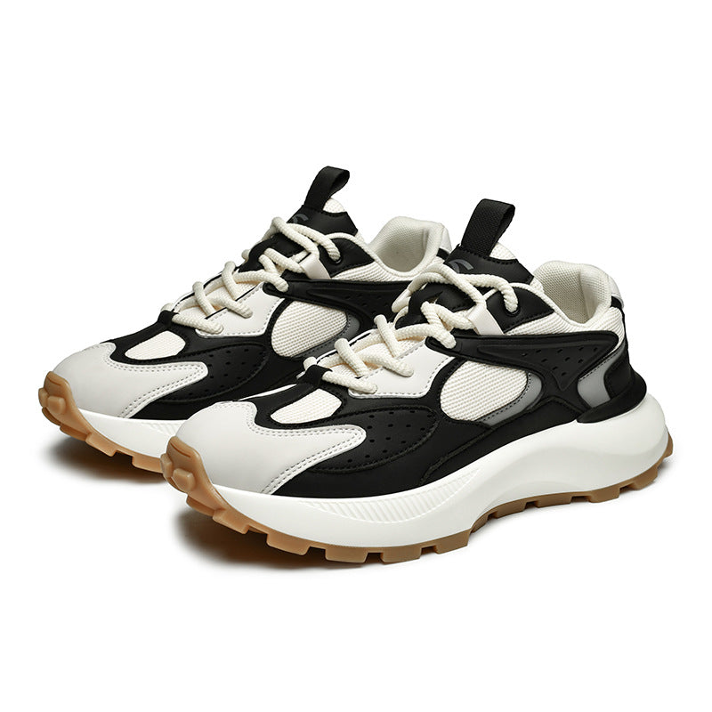 HOBIBEAR Men's Shoes Spring and Autumn Trendy Brand Breathable Thick-soled Torre Shoes Men's Casual Running sneaker Youth Trendy Shoes