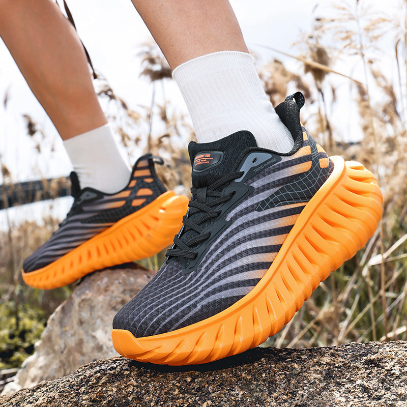 Student Shoes, High-End Wear-Resistant Running Shoes, 2025 New Autumn and Winter Breathable Walking Shoes, Men's Sports Mesh Shoes