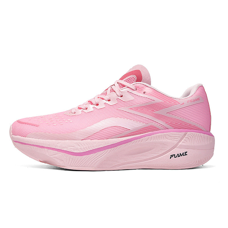 Marathon Carbon Plate Running Shoes for Men and Women, Ultra-Light Shock-Absorbing Shoes for Junior High School Students, Physical Testing Competitions, Racing Professional Sports Shoes, Lightweight