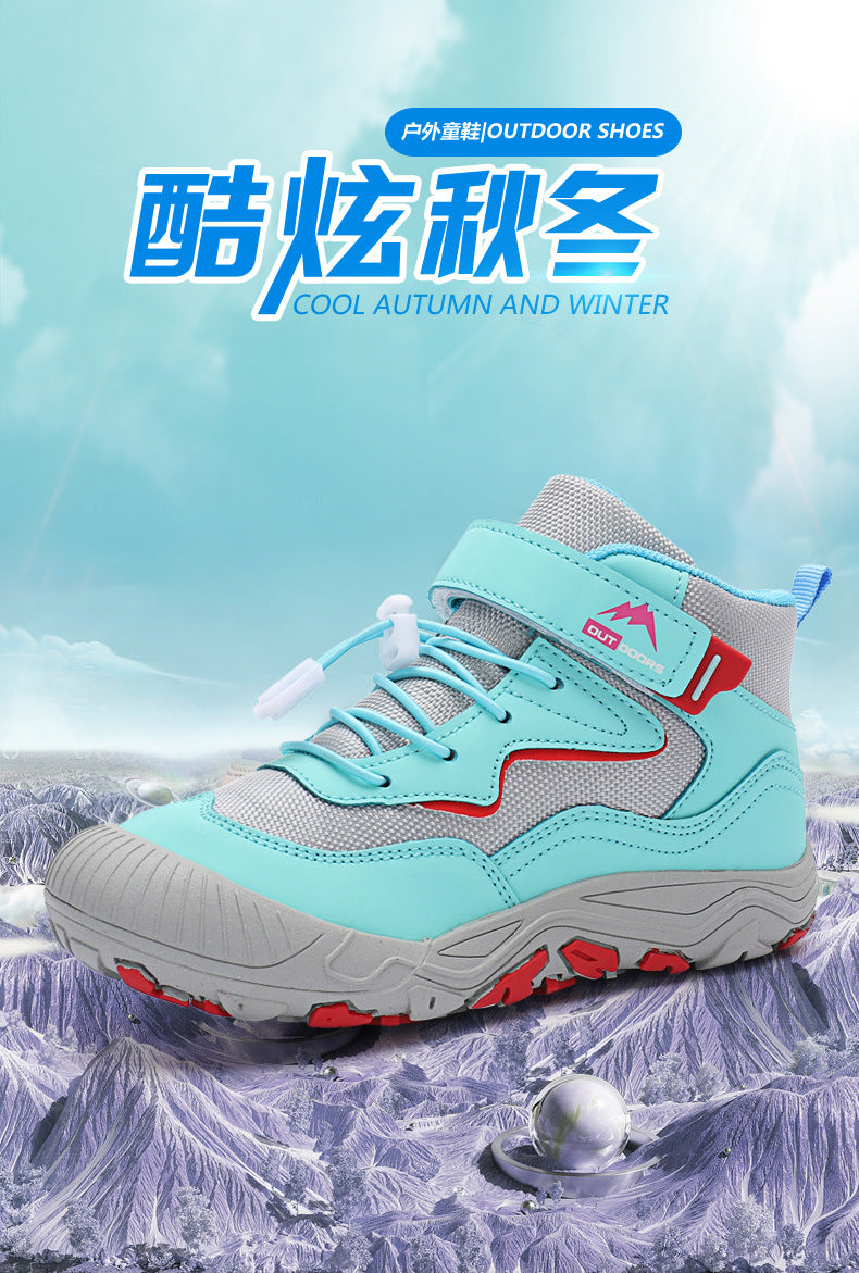 Cross-border Running Shoes Children's Shoes Amazon Outdoor sneaker Autumn and Winter Trendy Children's Anti-slip Shoes Large Children's Mountaineering Shoes