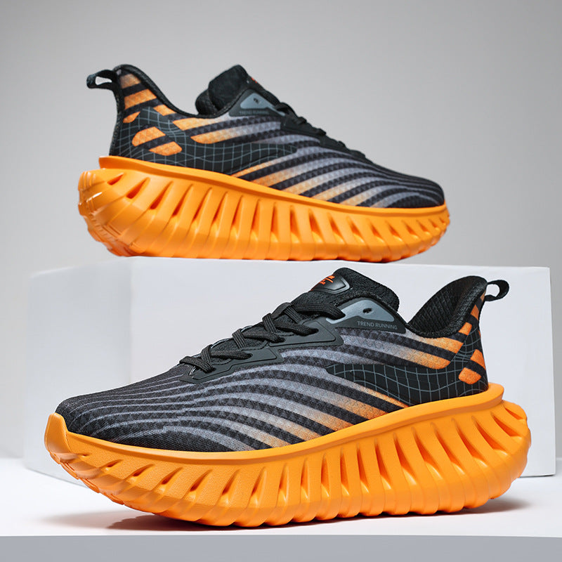 Student Shoes, High-End Wear-Resistant Running Shoes, 2025 New Autumn and Winter Breathable Walking Shoes, Men's Sports Mesh Shoes