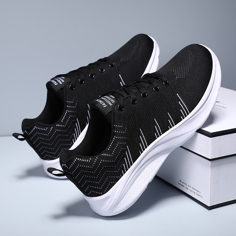 Men's Running Shoes 2025 New Cross-Border Outdoor Breathable Mesh Casual Shoes Men's Fashionable Trendy Sports Shoes