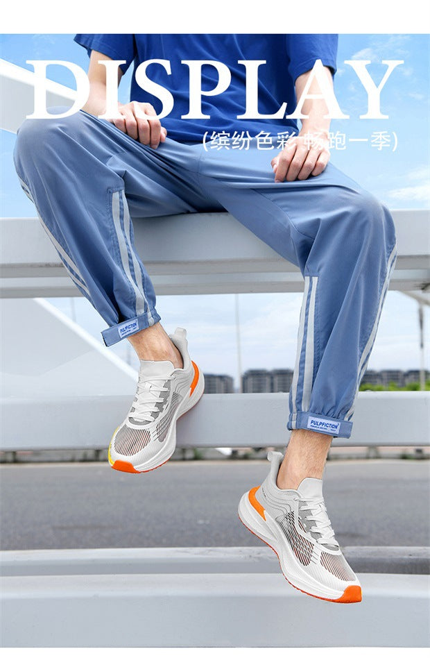 Cross-border New Breathable Casual Sports Running Shoes Autumn Fashion Coconut Shoes Light Outdoor Men's Shoes