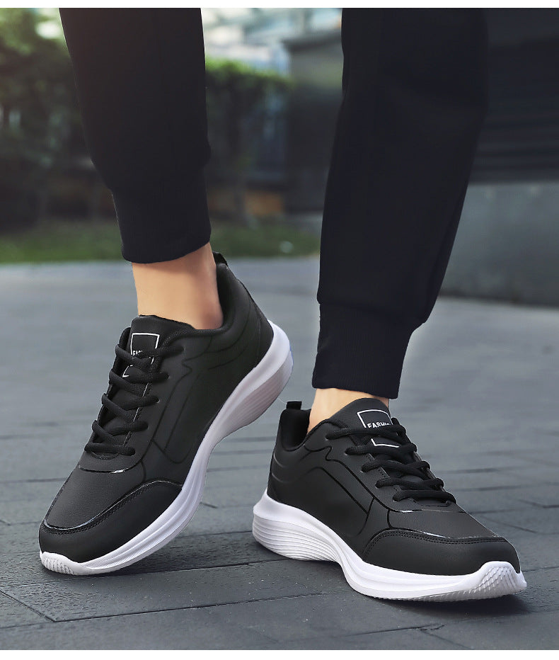 2023 Spring and Autumn New Men's Shoes Vintage Running Shoes Low-top Leather Forrest Gump Shoes Fashion Casual Youth Sports Men's Shoes